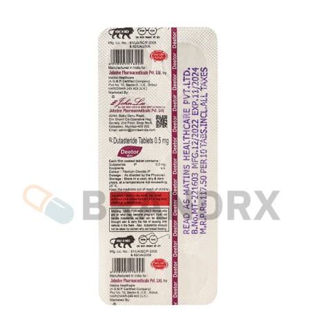 Deetor 0.5 mg Johnlee Pharmaceuticals