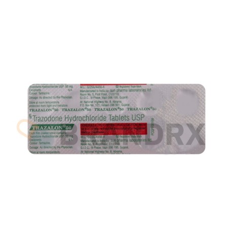 Trazalon 50 mg Sun Pharmaceuticals Industries